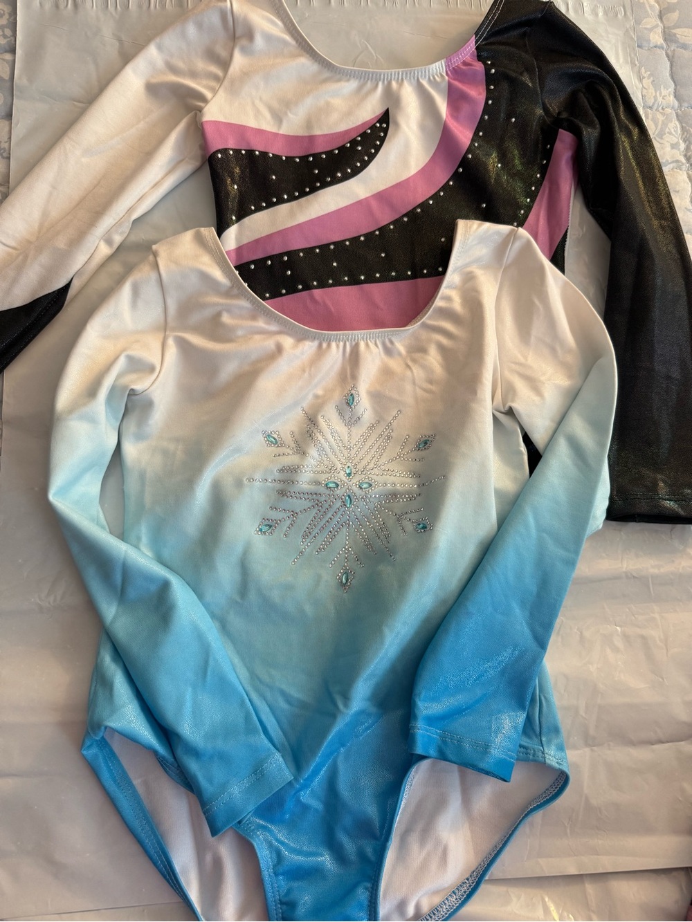 2 pc Kids Gymnastics bodysuit for girls